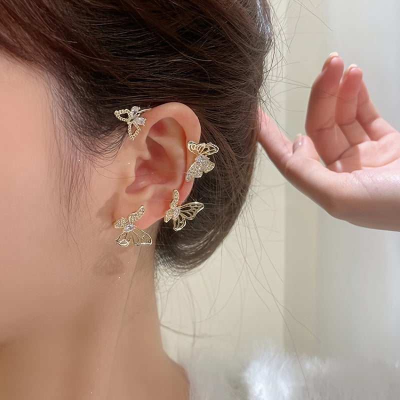 Boucles d'oreilles Papillon – Élégance sans perçage