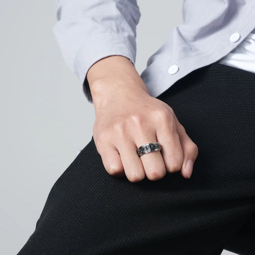 Bague Anti-Stress rotative Noeud Celtique