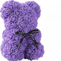 Ours en Roses Éternelles – Peluche Florale avec Lumières LED
