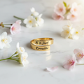 Bague Just Breathe dorée
