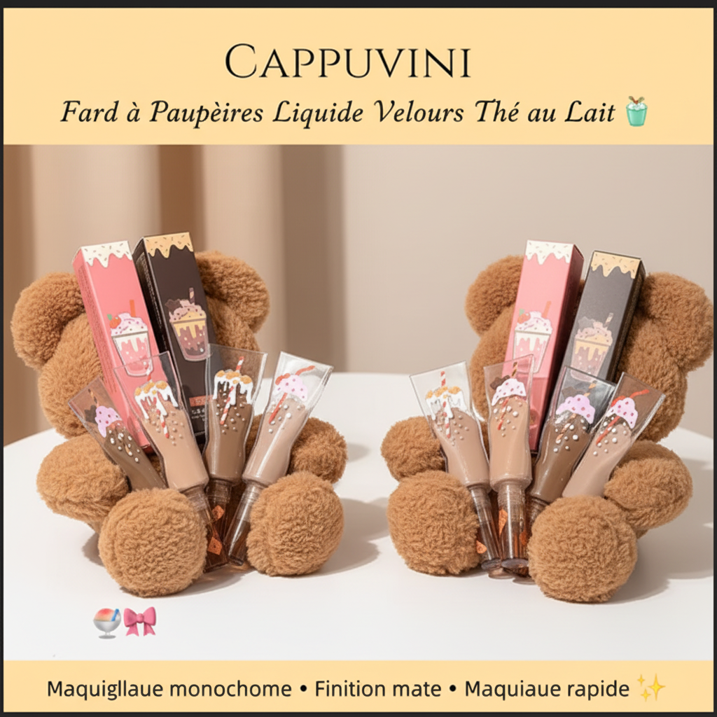 Cappuvini - Fard à Paupières Velours Thé au Lait