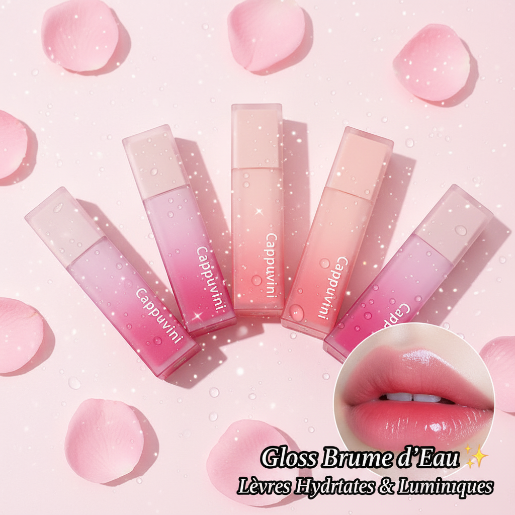 Cappuvini Water Mist Lip Gloss - Version corrigée