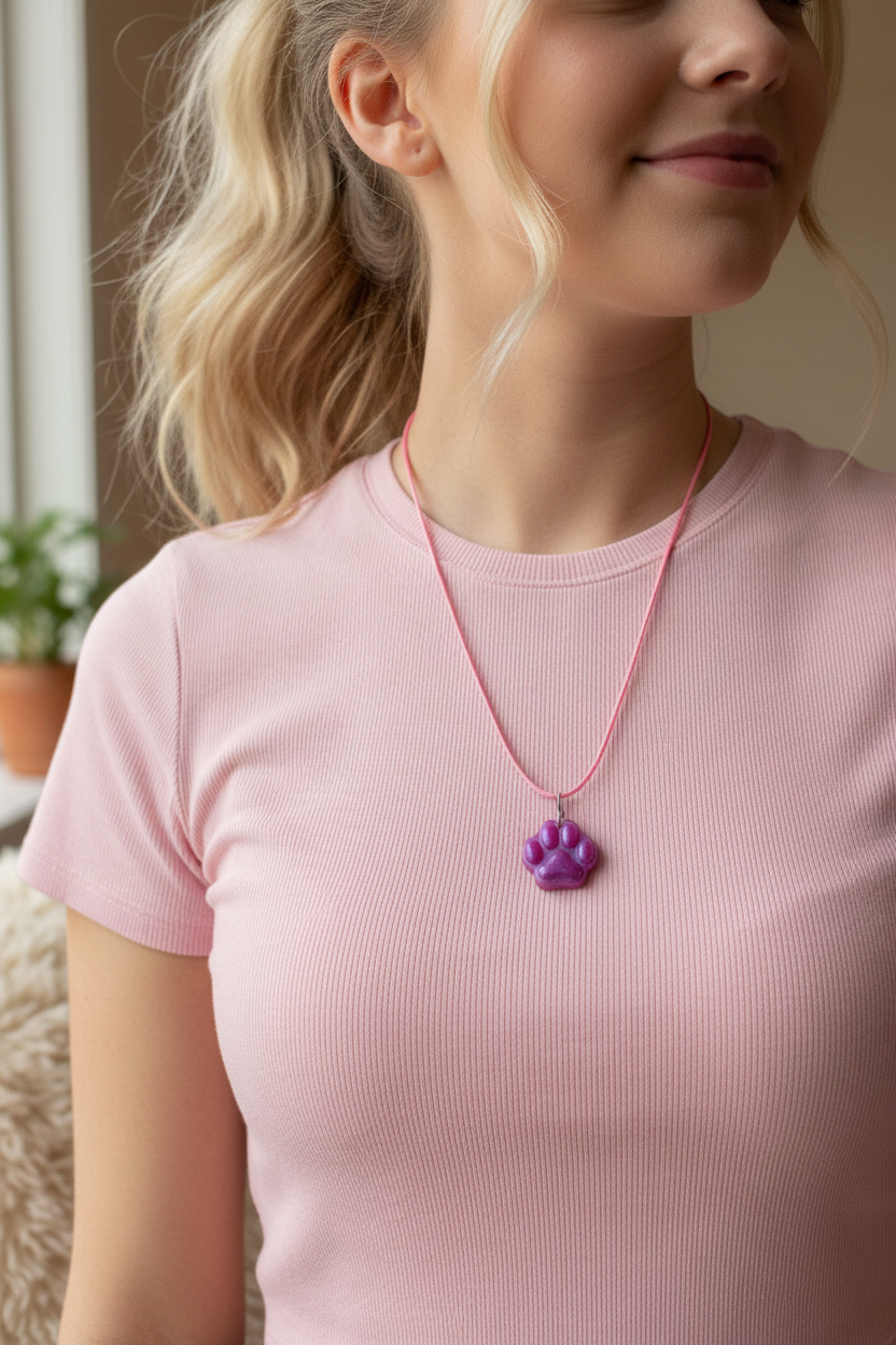 Collier Patte – Porté